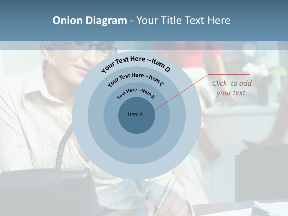 Chat Woman Female PowerPoint Template