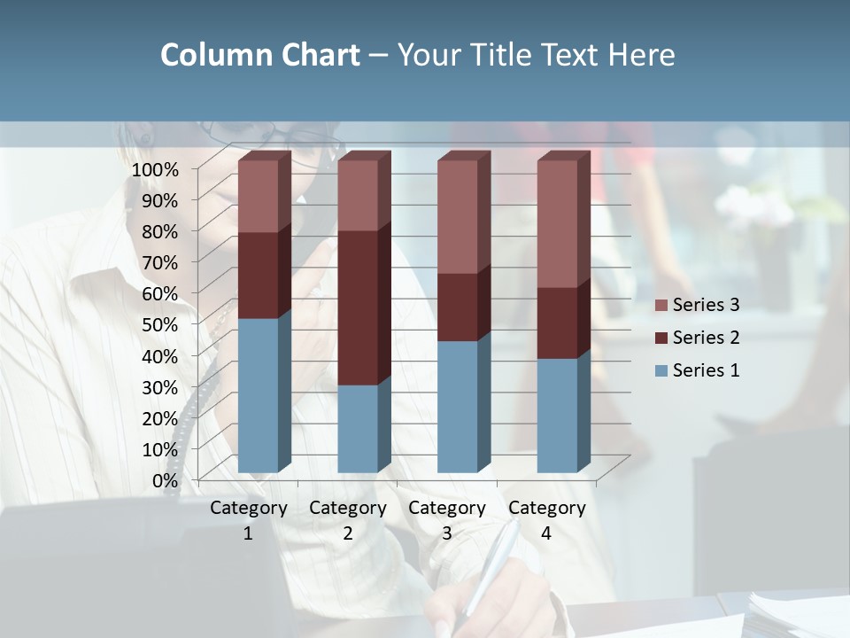Chat Woman Female PowerPoint Template