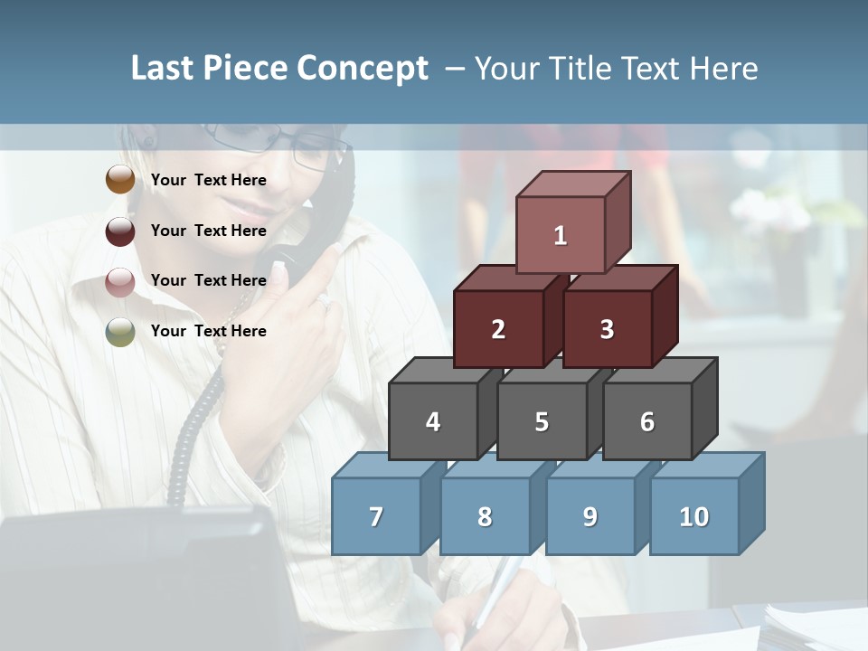 Chat Woman Female PowerPoint Template