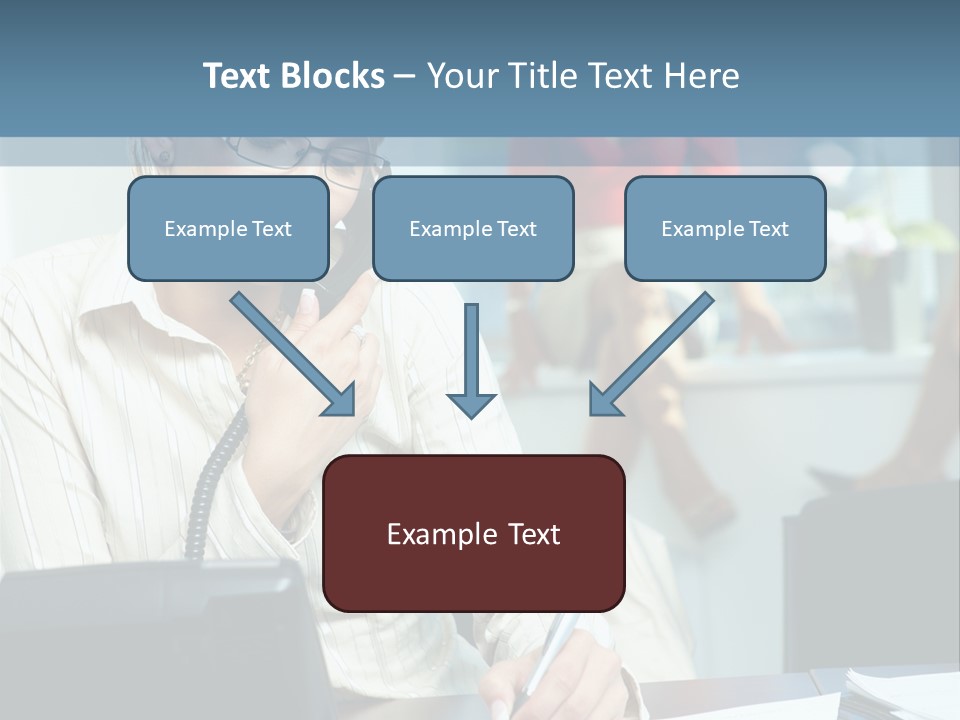 Chat Woman Female PowerPoint Template