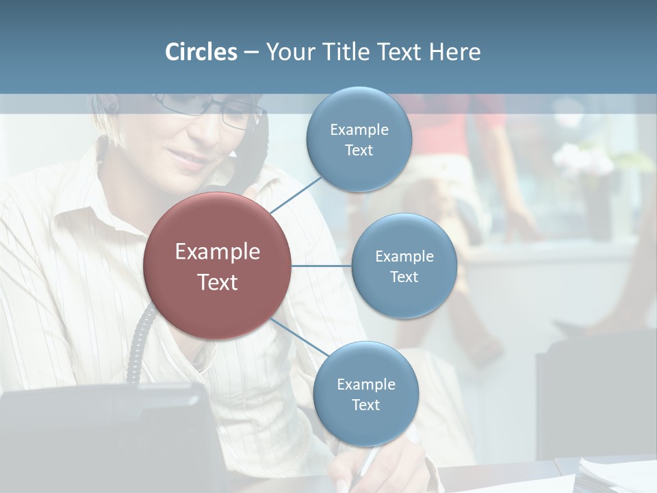 Chat Woman Female PowerPoint Template