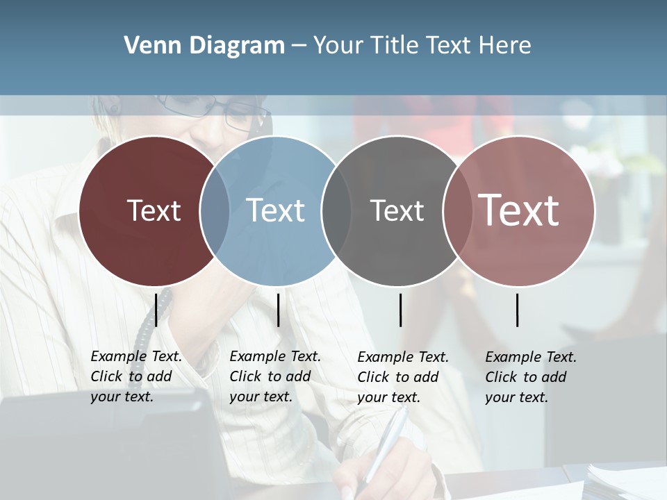 Chat Woman Female PowerPoint Template