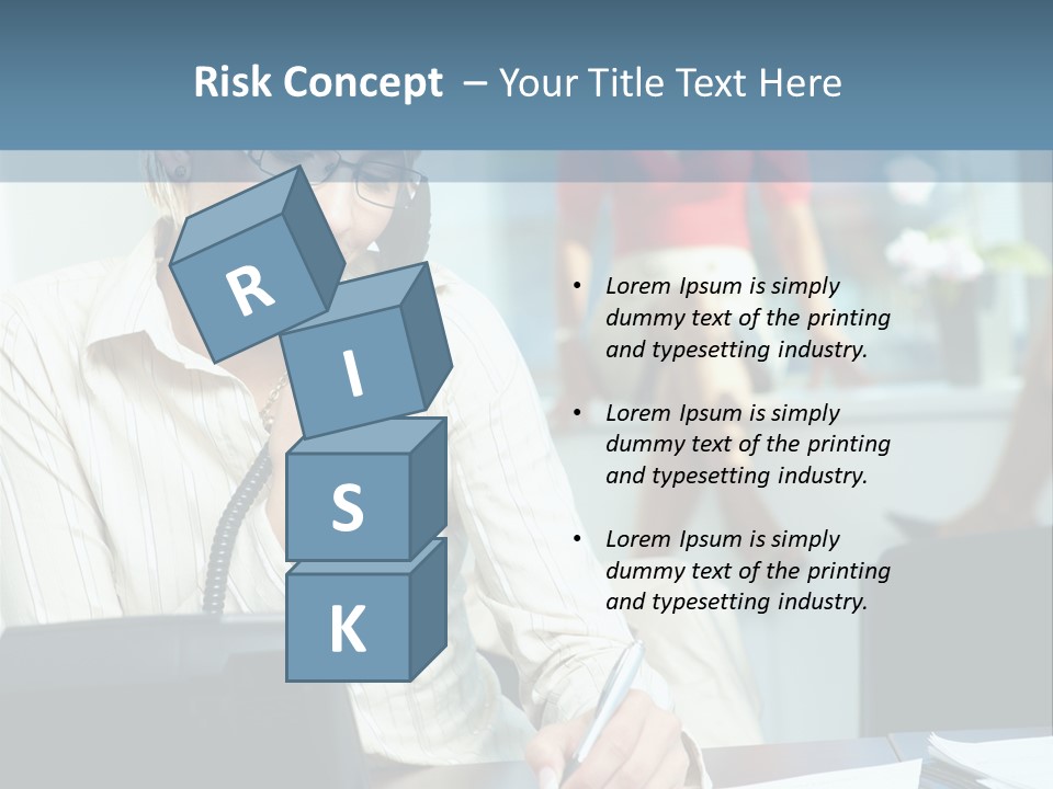 Chat Woman Female PowerPoint Template