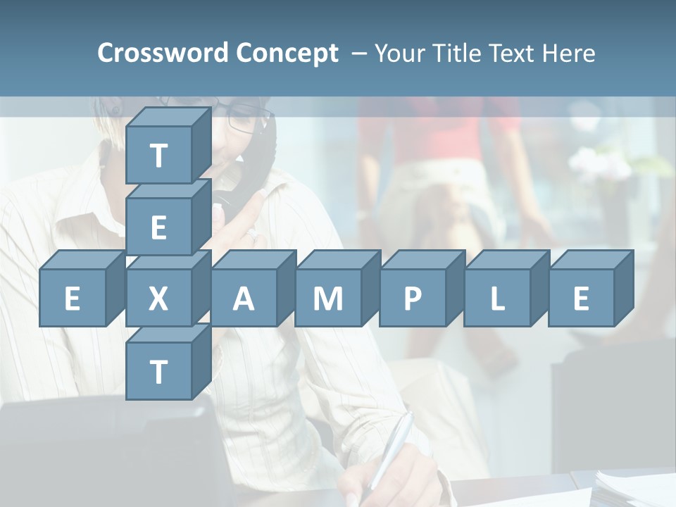 Chat Woman Female PowerPoint Template