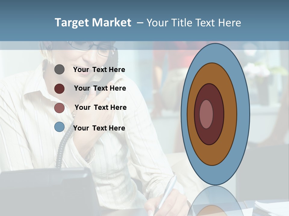 Chat Woman Female PowerPoint Template