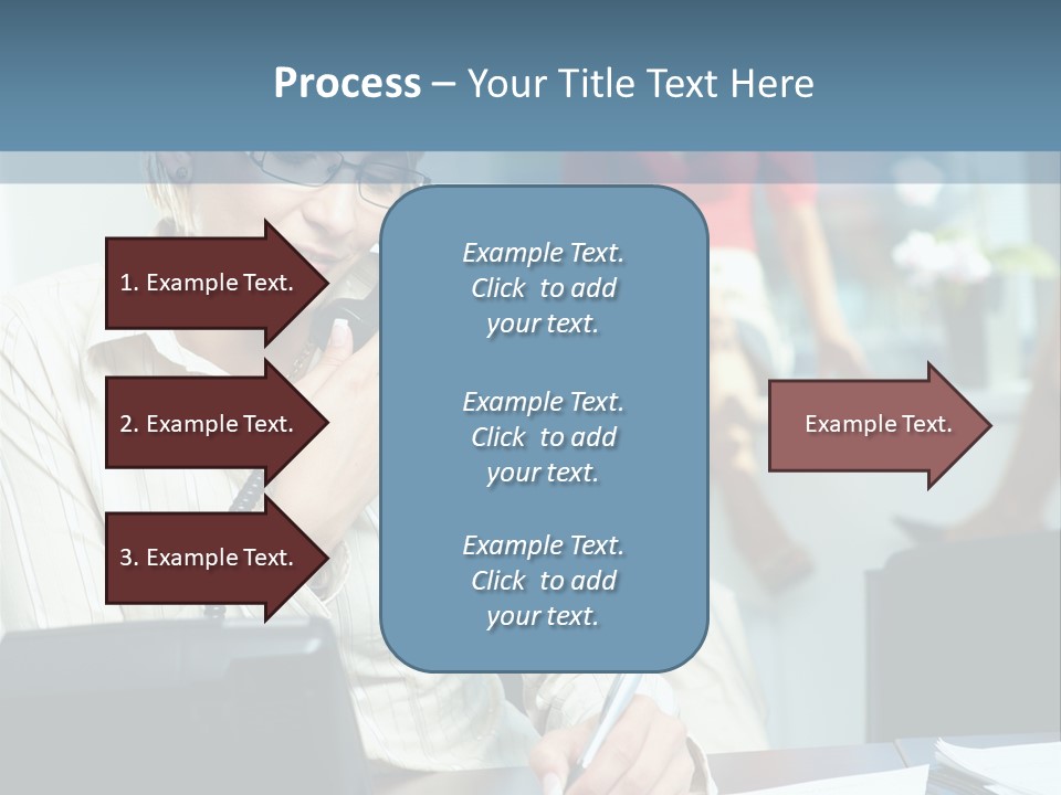 Chat Woman Female PowerPoint Template