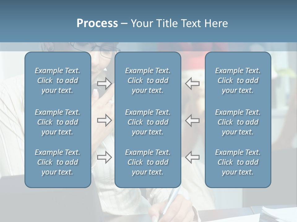 Chat Woman Female PowerPoint Template