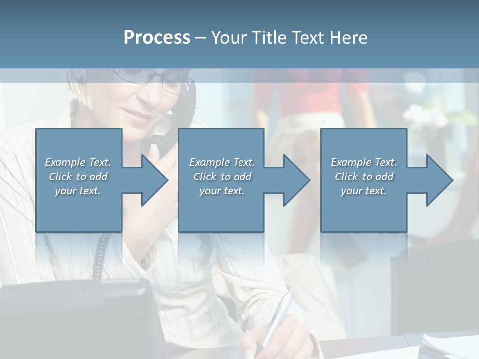 Chat Woman Female PowerPoint Template