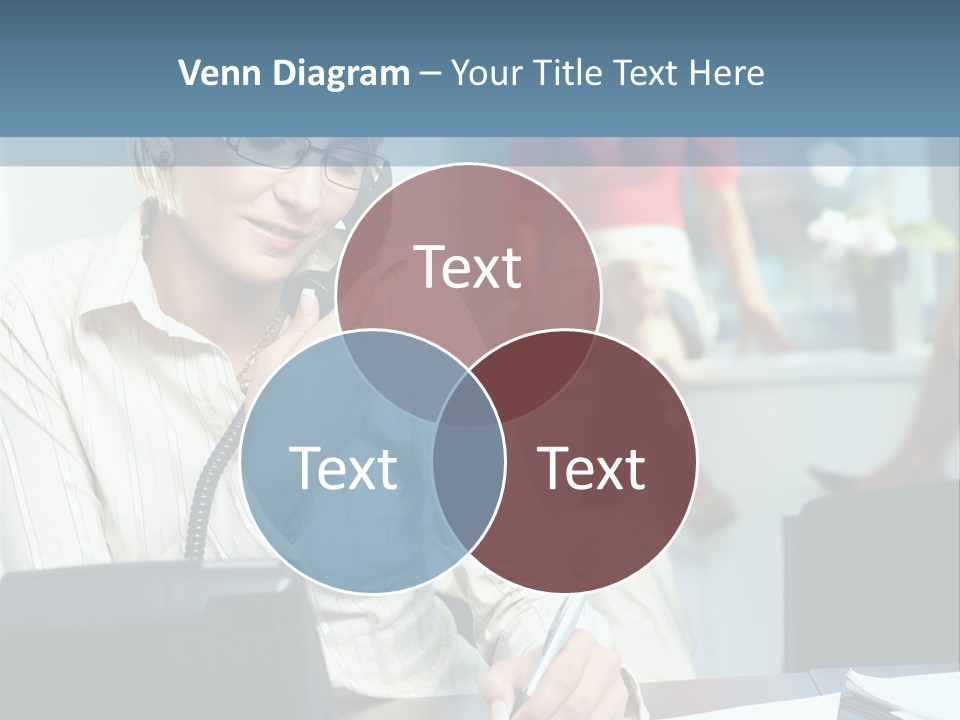 Chat Woman Female PowerPoint Template