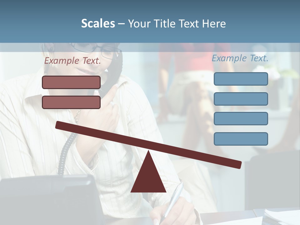 Chat Woman Female PowerPoint Template