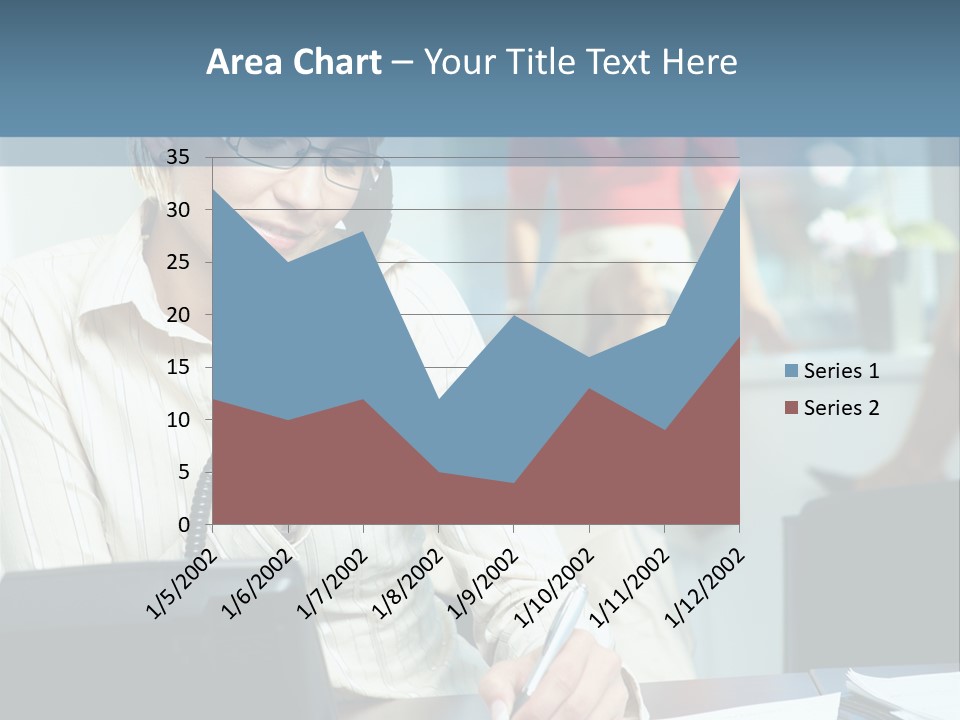 Chat Woman Female PowerPoint Template