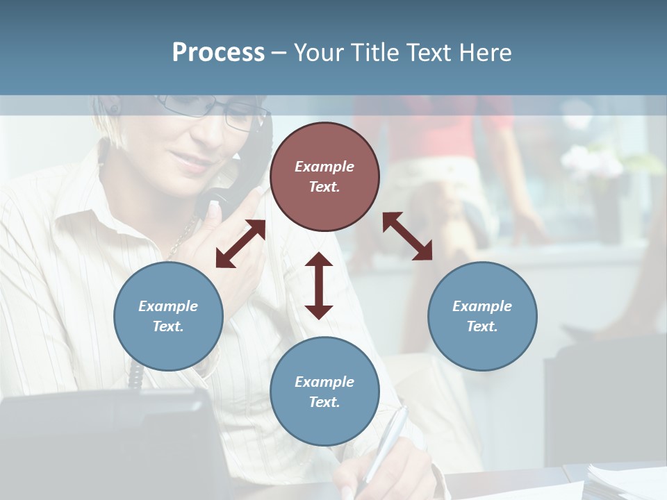 Chat Woman Female PowerPoint Template