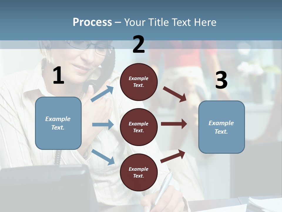 Chat Woman Female PowerPoint Template