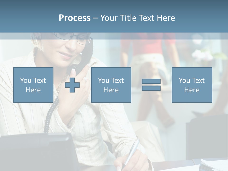 Chat Woman Female PowerPoint Template