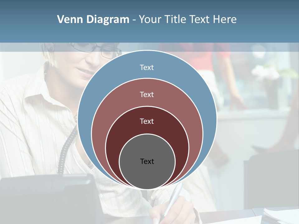 Chat Woman Female PowerPoint Template