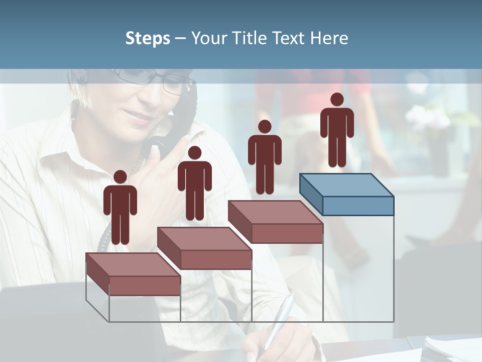 Chat Woman Female PowerPoint Template