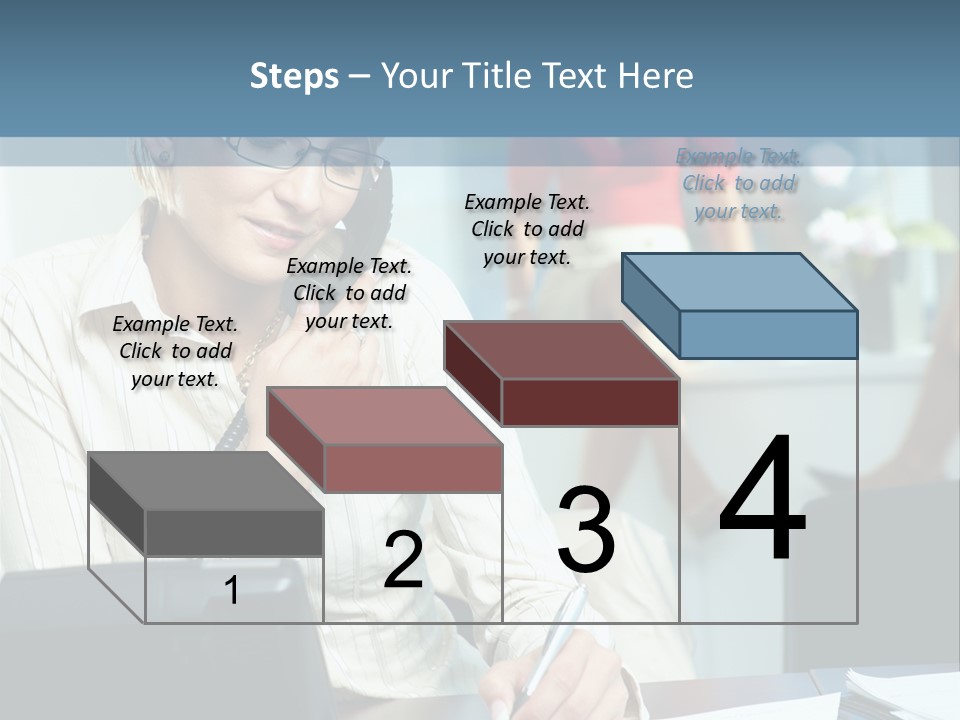 Chat Woman Female PowerPoint Template