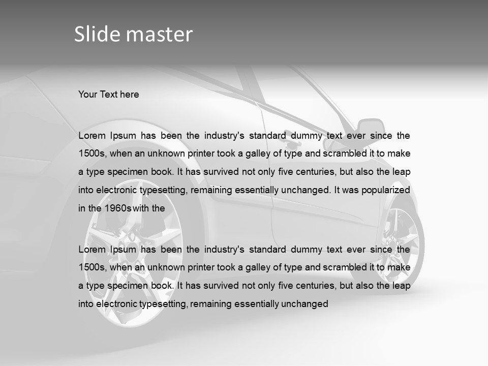 Drive Shine Sport PowerPoint Template