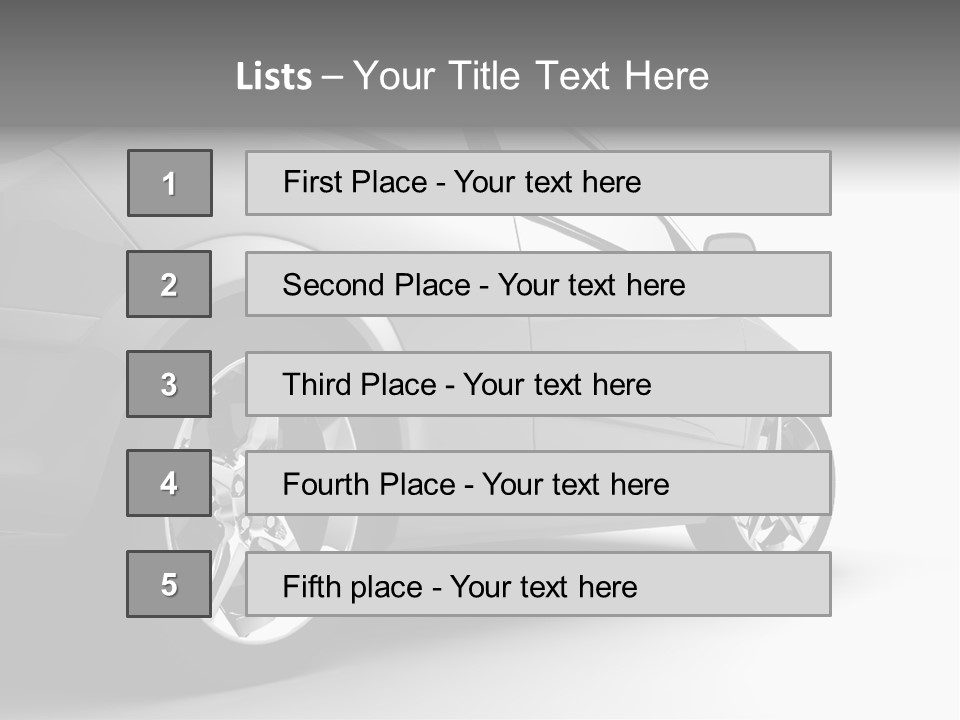 Drive Shine Sport PowerPoint Template