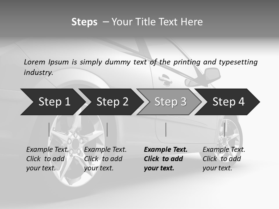 Drive Shine Sport PowerPoint Template