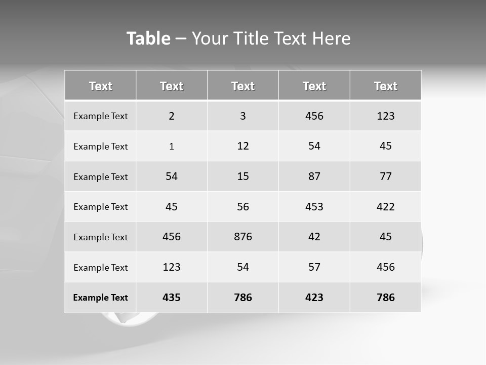 Drive Shine Sport PowerPoint Template