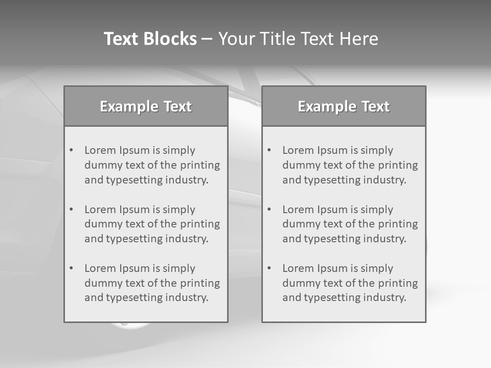 Drive Shine Sport PowerPoint Template