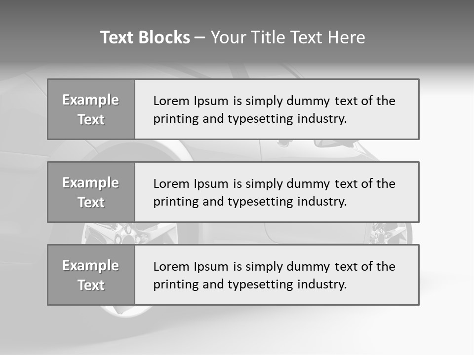 Drive Shine Sport PowerPoint Template