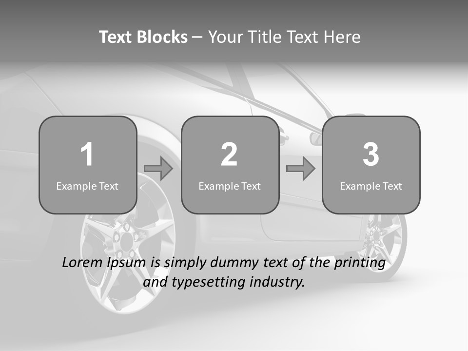 Drive Shine Sport PowerPoint Template