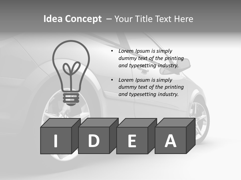 Drive Shine Sport PowerPoint Template