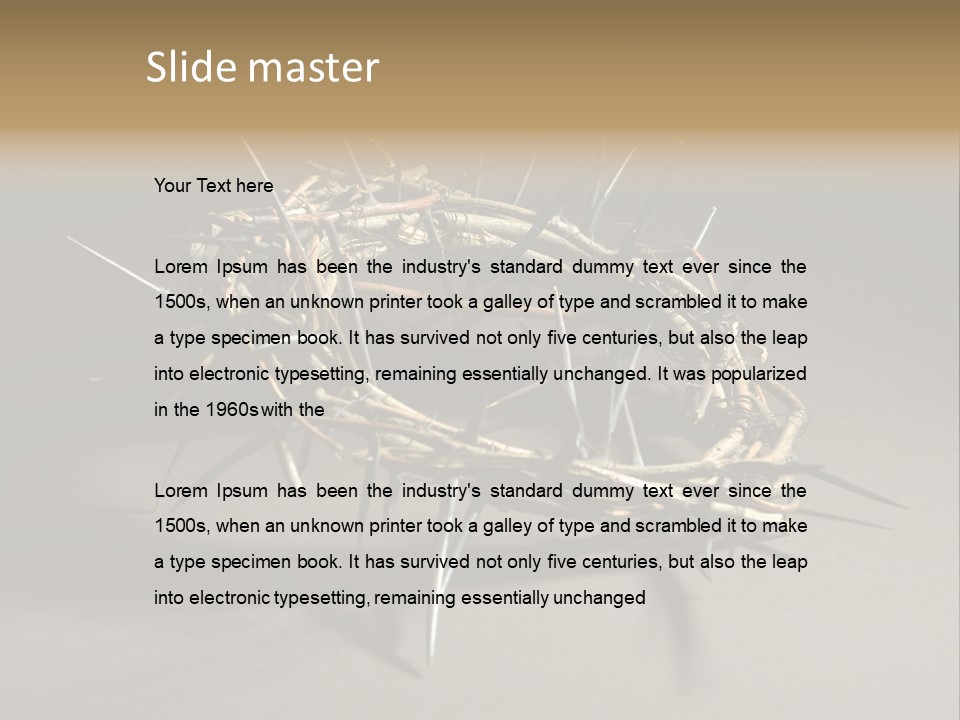 Good Religious Lord PowerPoint Template