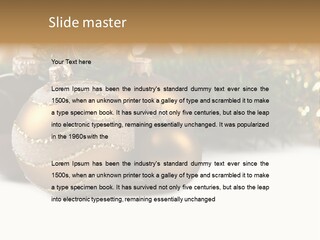 Vertical Celebration Bulb PowerPoint Template