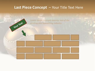 Vertical Celebration Bulb PowerPoint Template