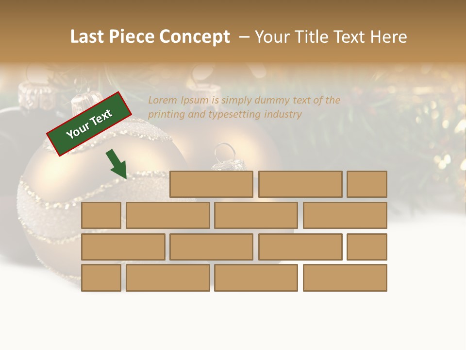 Vertical Celebration Bulb PowerPoint Template