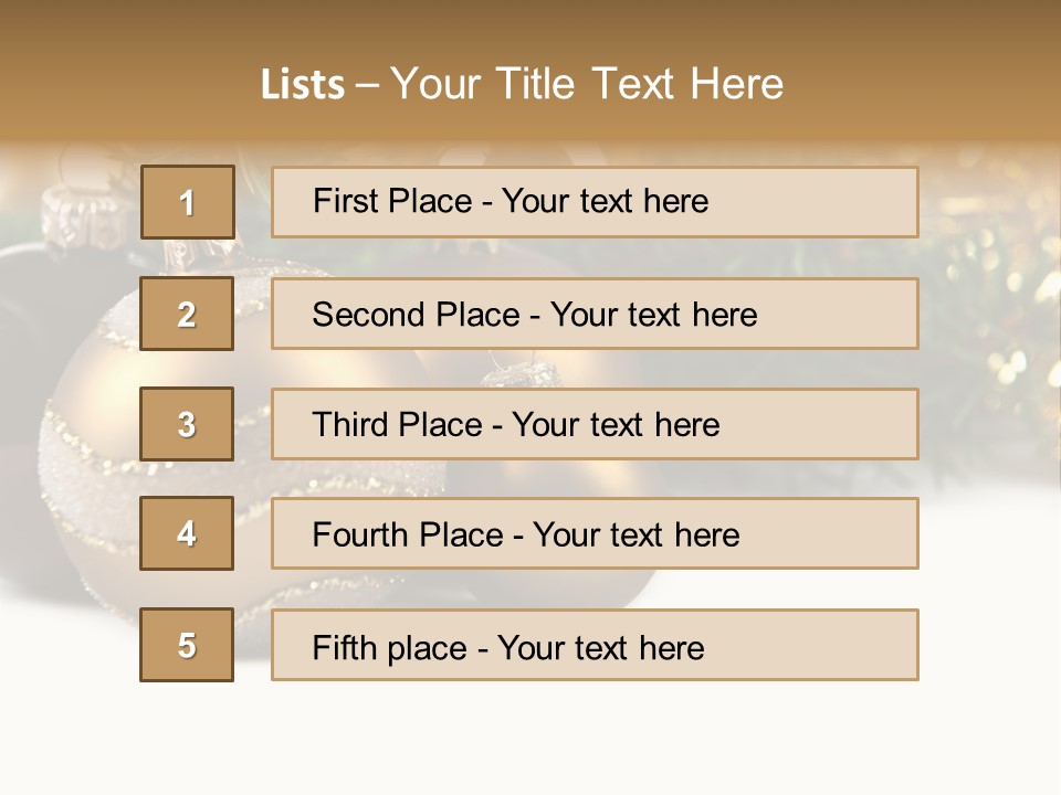 Vertical Celebration Bulb PowerPoint Template