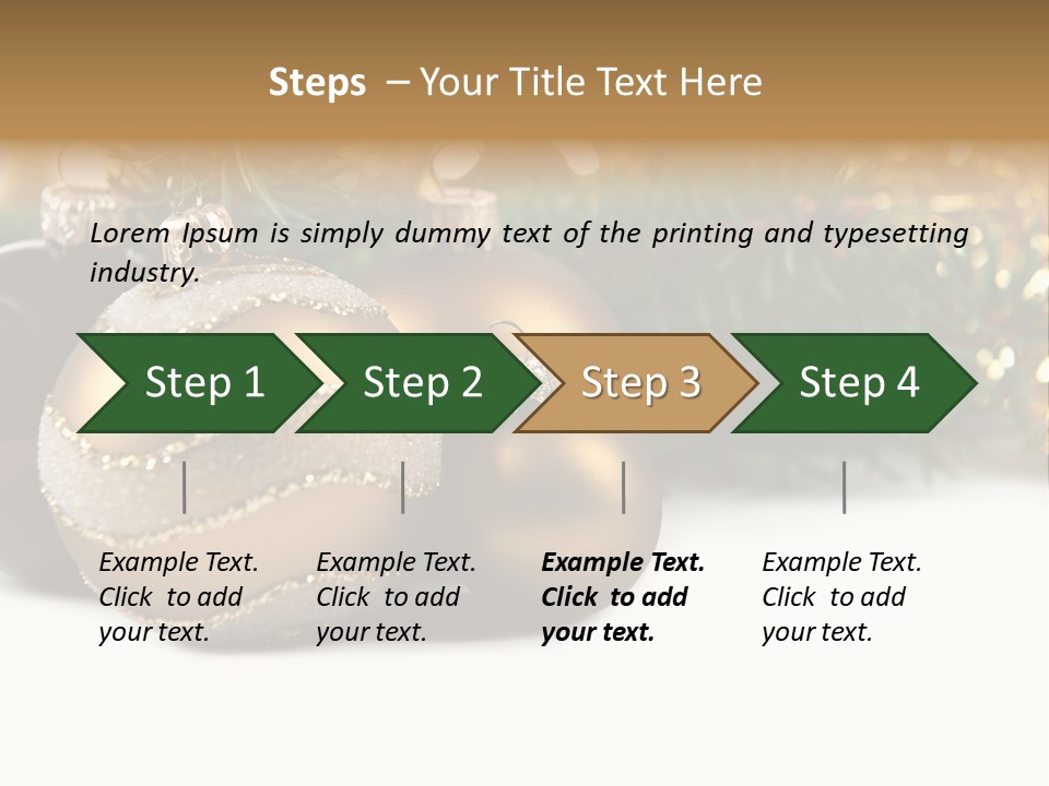 Vertical Celebration Bulb PowerPoint Template