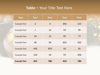 Vertical Celebration Bulb PowerPoint Template