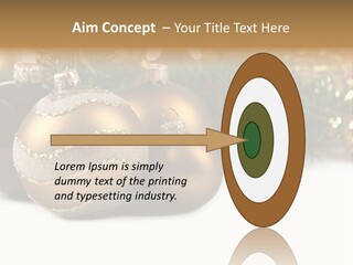 Vertical Celebration Bulb PowerPoint Template