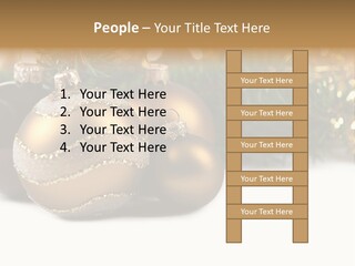 Vertical Celebration Bulb PowerPoint Template