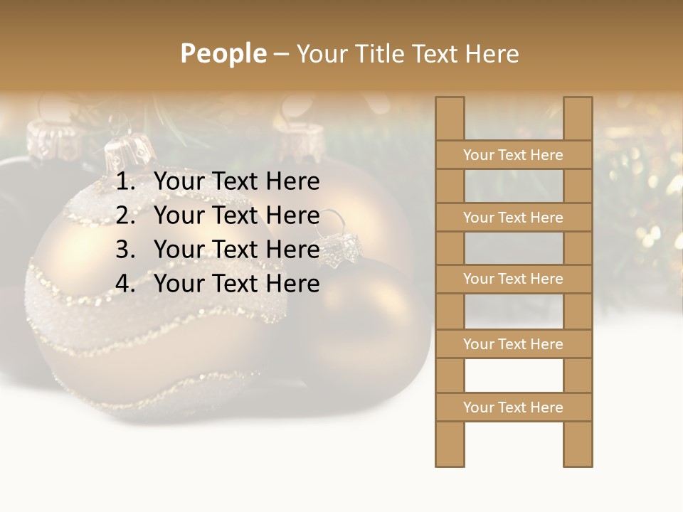 Vertical Celebration Bulb PowerPoint Template