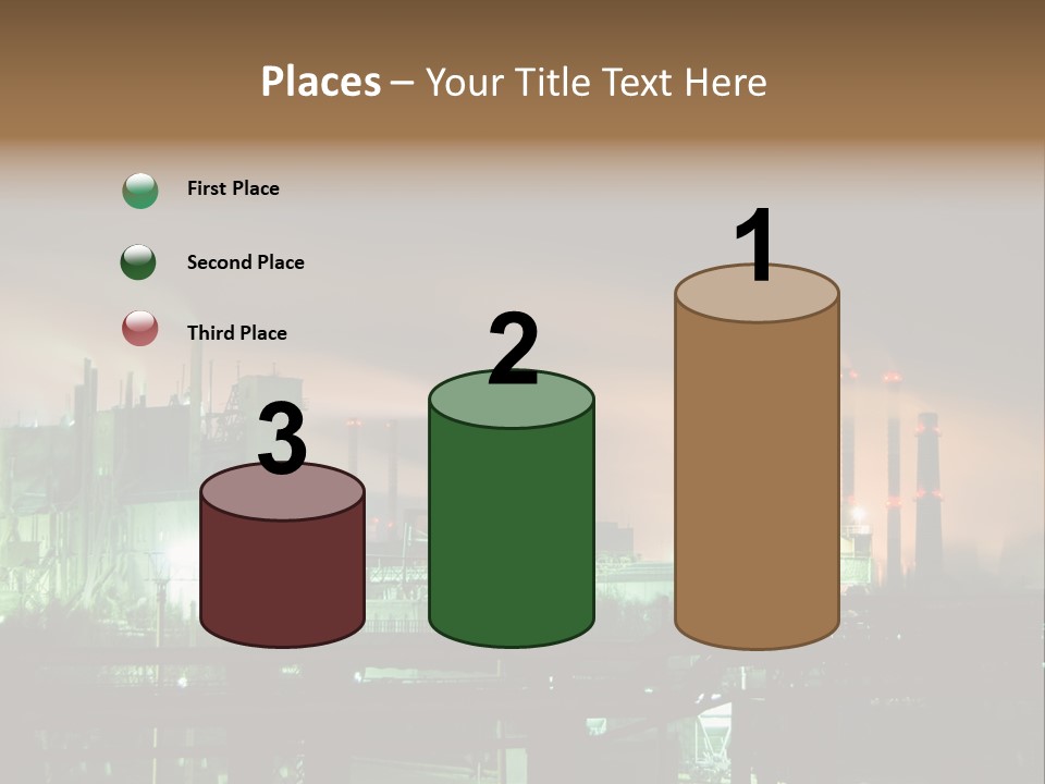 Electricity Cool Air PowerPoint Template