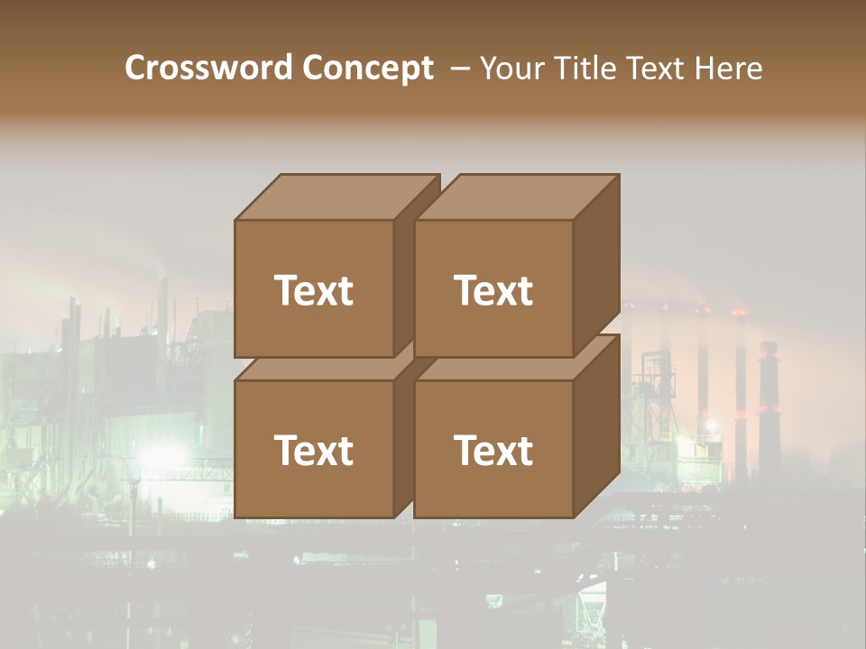 Electricity Cool Air PowerPoint Template