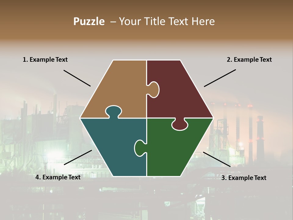 Electricity Cool Air PowerPoint Template