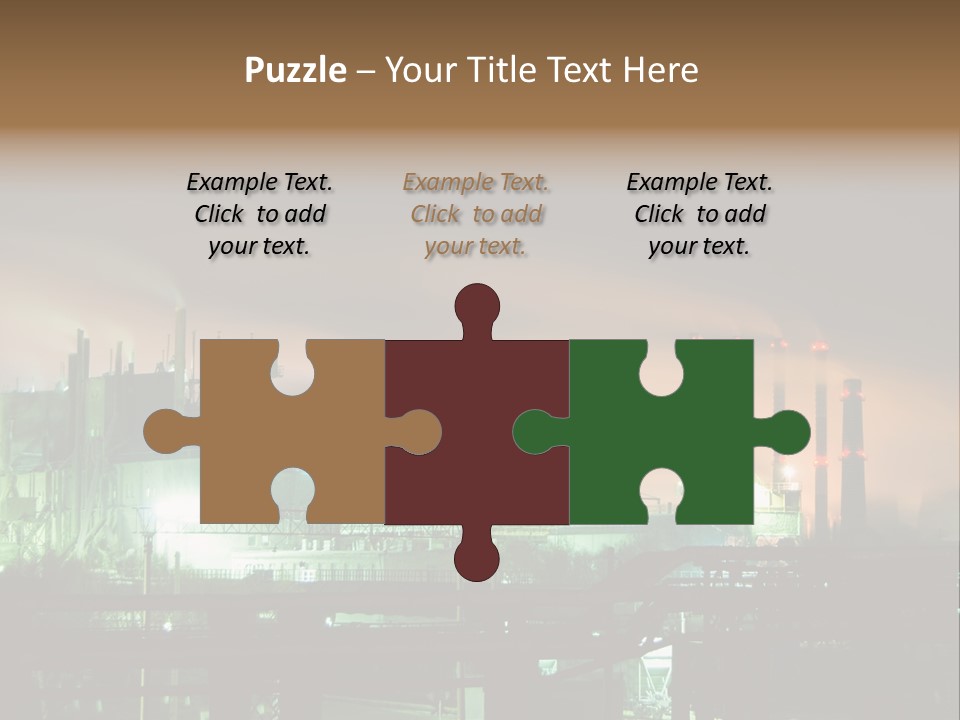 Electricity Cool Air PowerPoint Template