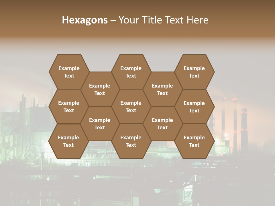 Electricity Cool Air PowerPoint Template