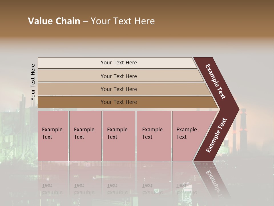 Electricity Cool Air PowerPoint Template