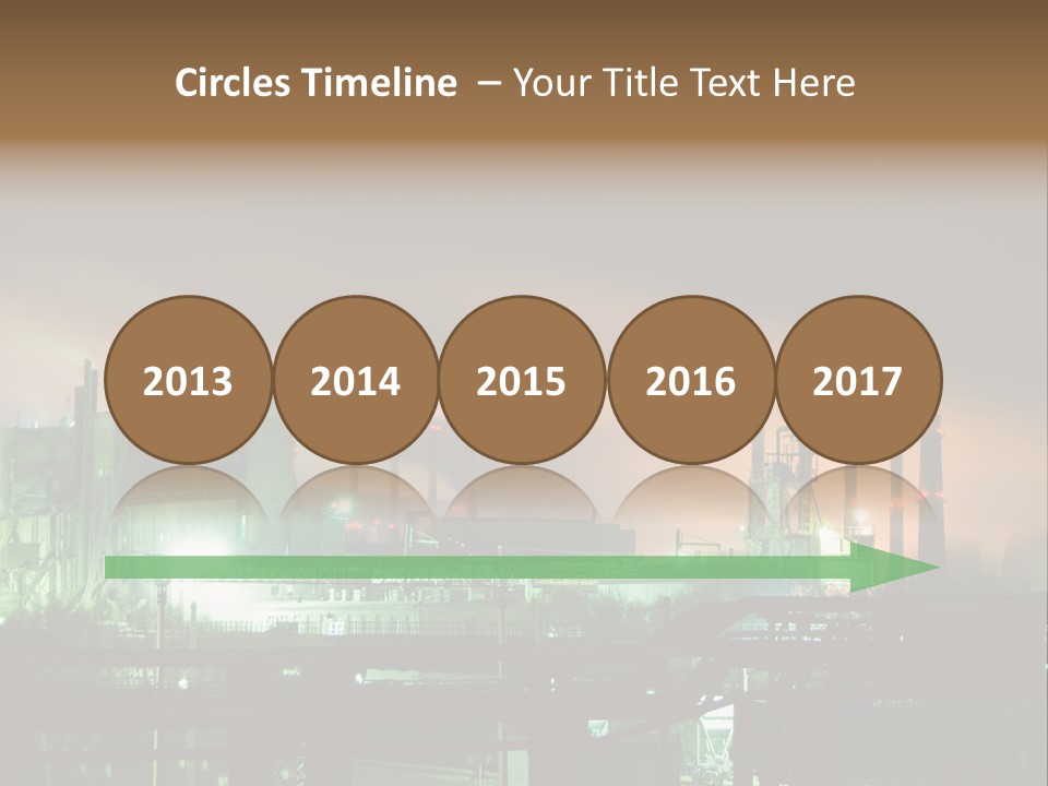 Electricity Cool Air PowerPoint Template