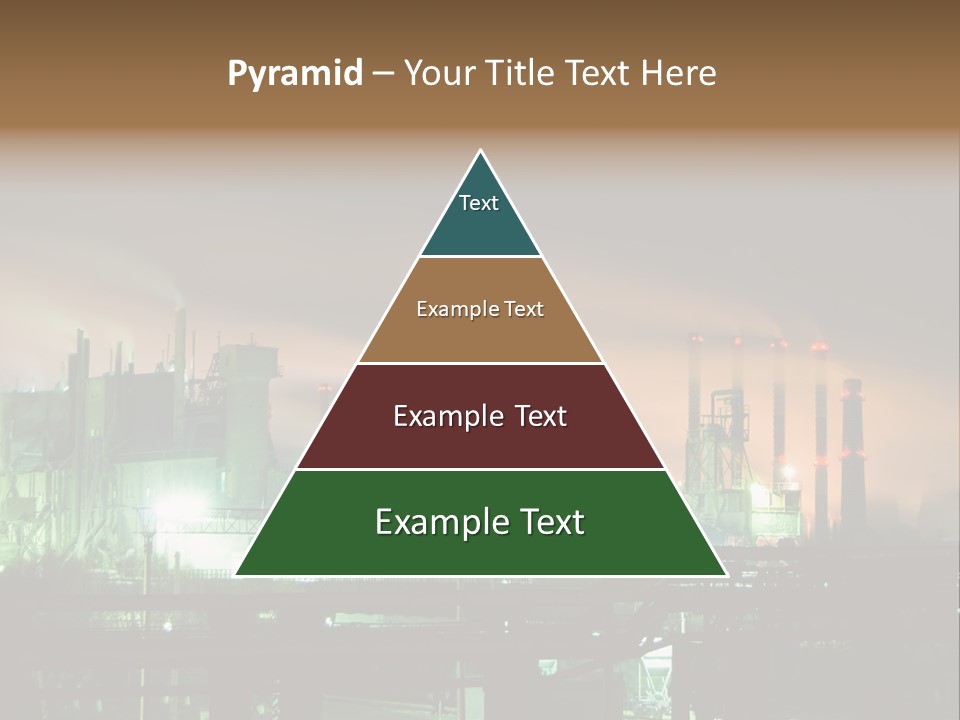 Electricity Cool Air PowerPoint Template