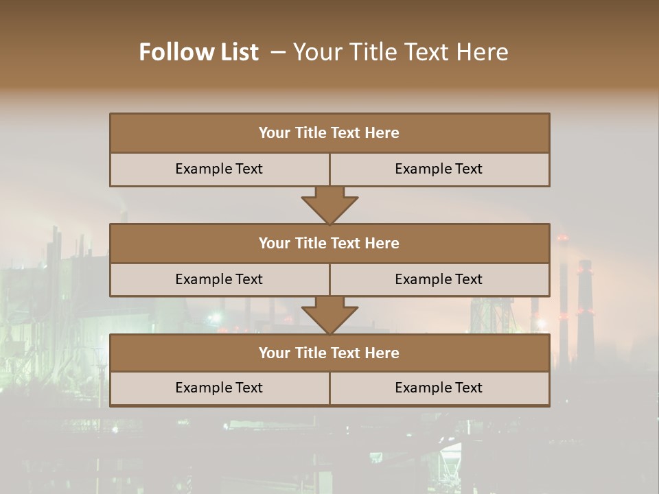 Electricity Cool Air PowerPoint Template