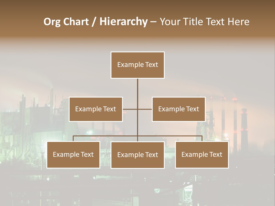 Electricity Cool Air PowerPoint Template