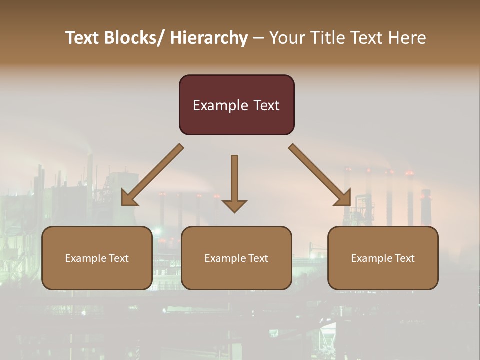 Electricity Cool Air PowerPoint Template